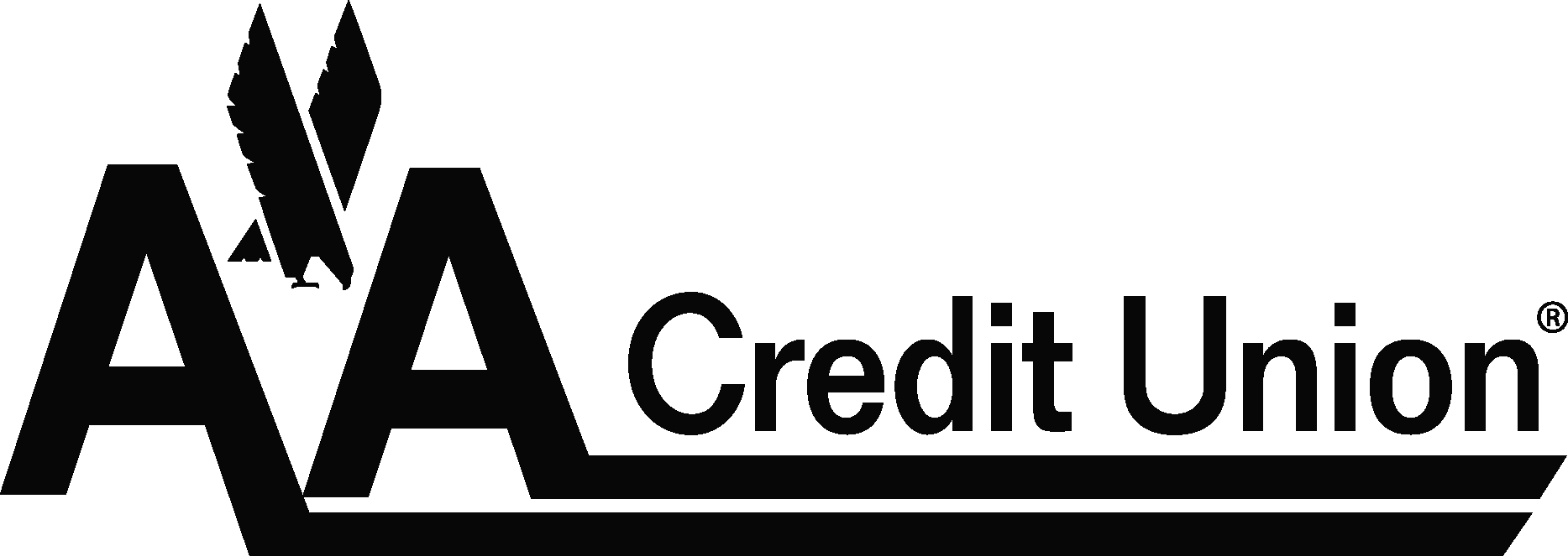 ZAA Credit Union Black Logo Vector Logo